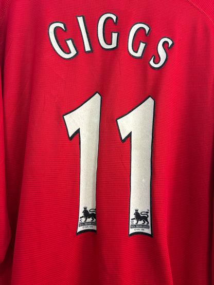 Manchester United 2000/02 Home XXL (Long Sleeve) Giggs 11