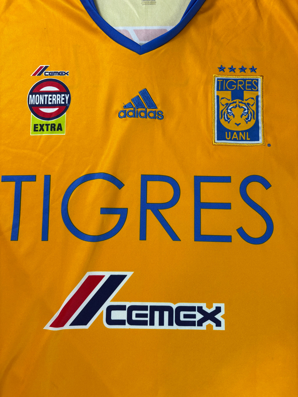 Tigres 2016/17 Home Adidas Football Shirt Large