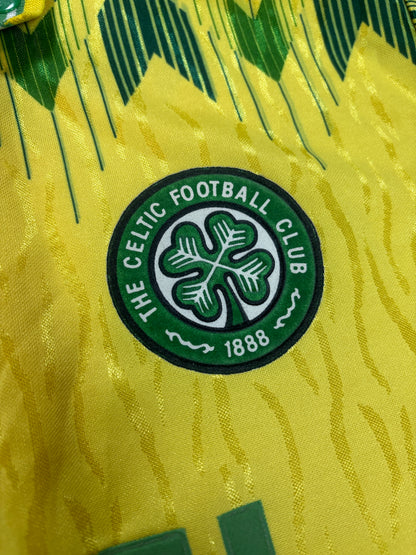 Celtic 1988/89 Away Umbro Football Shirt Medium