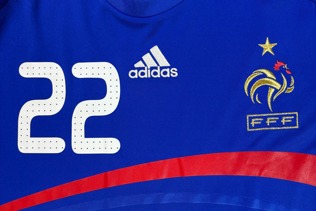 France 2008 Home Adidas Football Shirt Medium Ribery 22