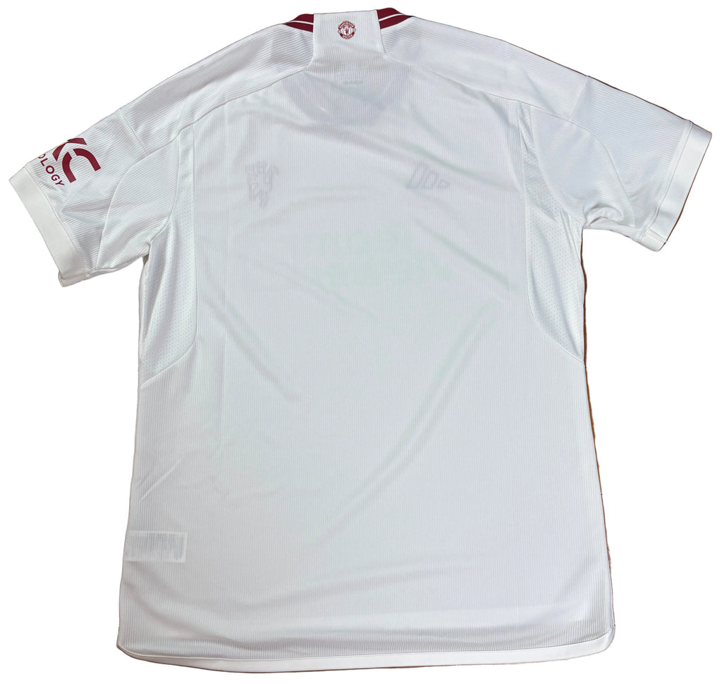 Manchester United 2023/24 Away Adidas Football Shirt Large