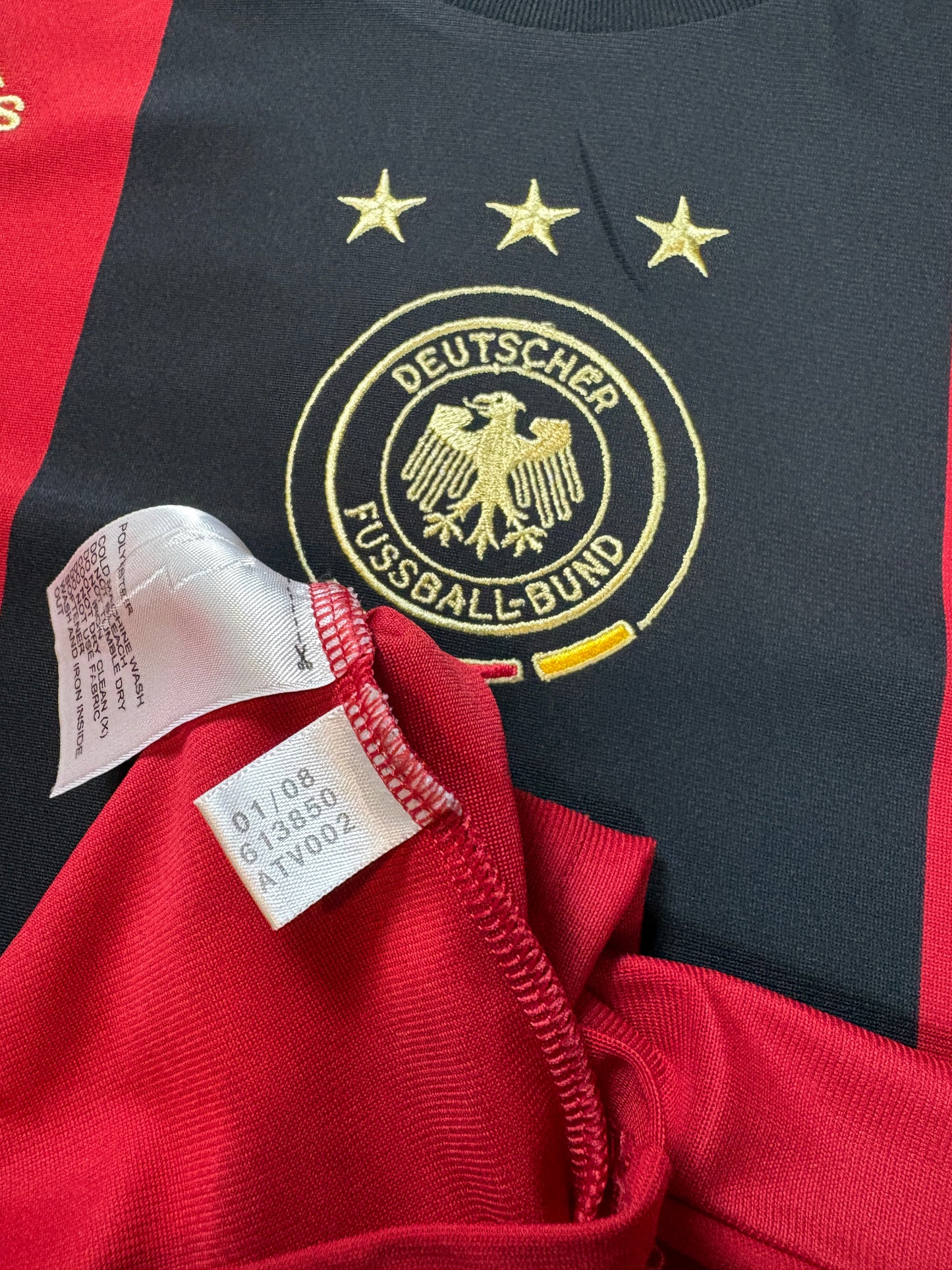 Germany 2008/09 Away Adidas Football Shirt Large Ballack 13