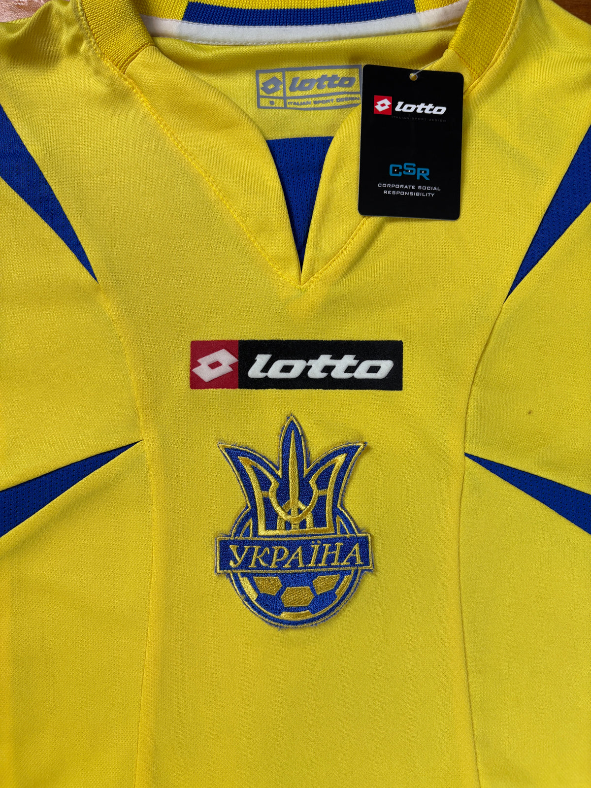 Ukraine 2006 Home Lotto Football Shirt Small