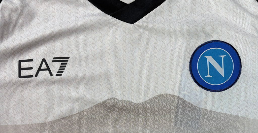 Napoli 2022/23 Away EA7 Football Shirt Extra Large
