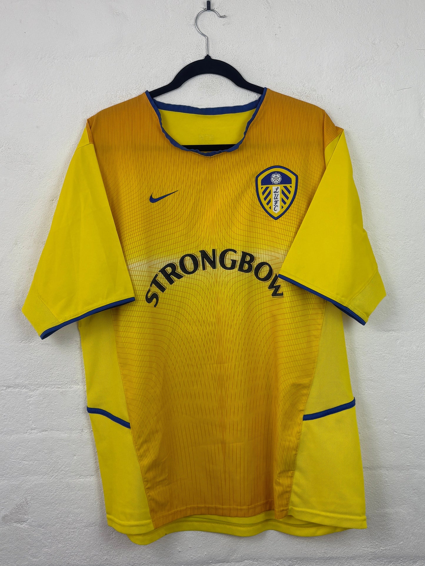 Leeds 2002/03 Away Nike Football Shirt Extra Large