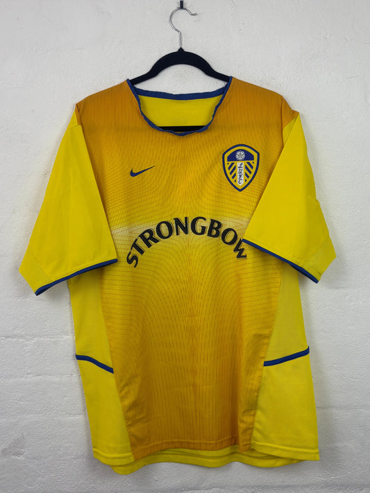 Leeds 2002/03 Away Nike Football Shirt Extra Large