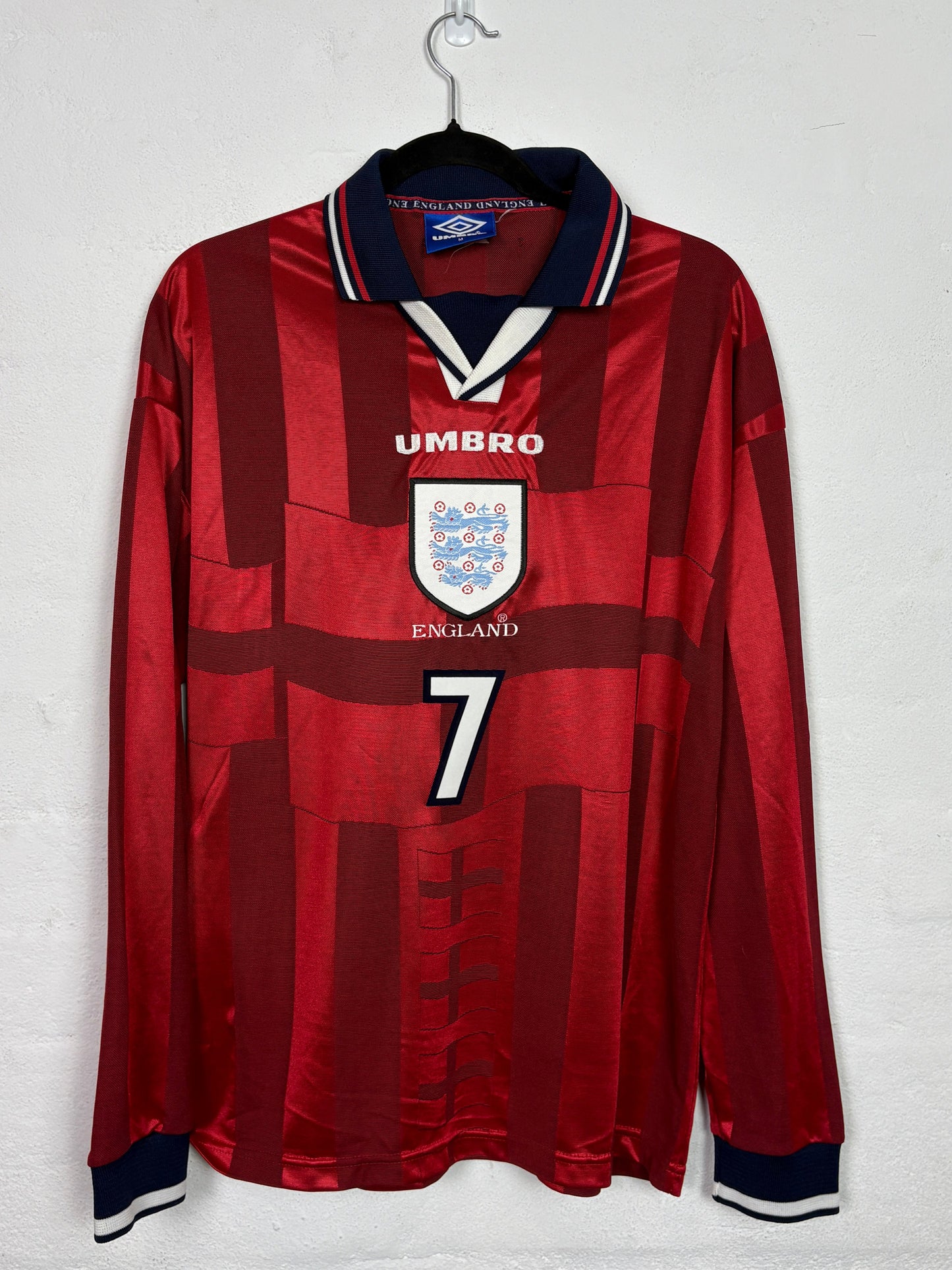 England 1998 Away M Beckham 7