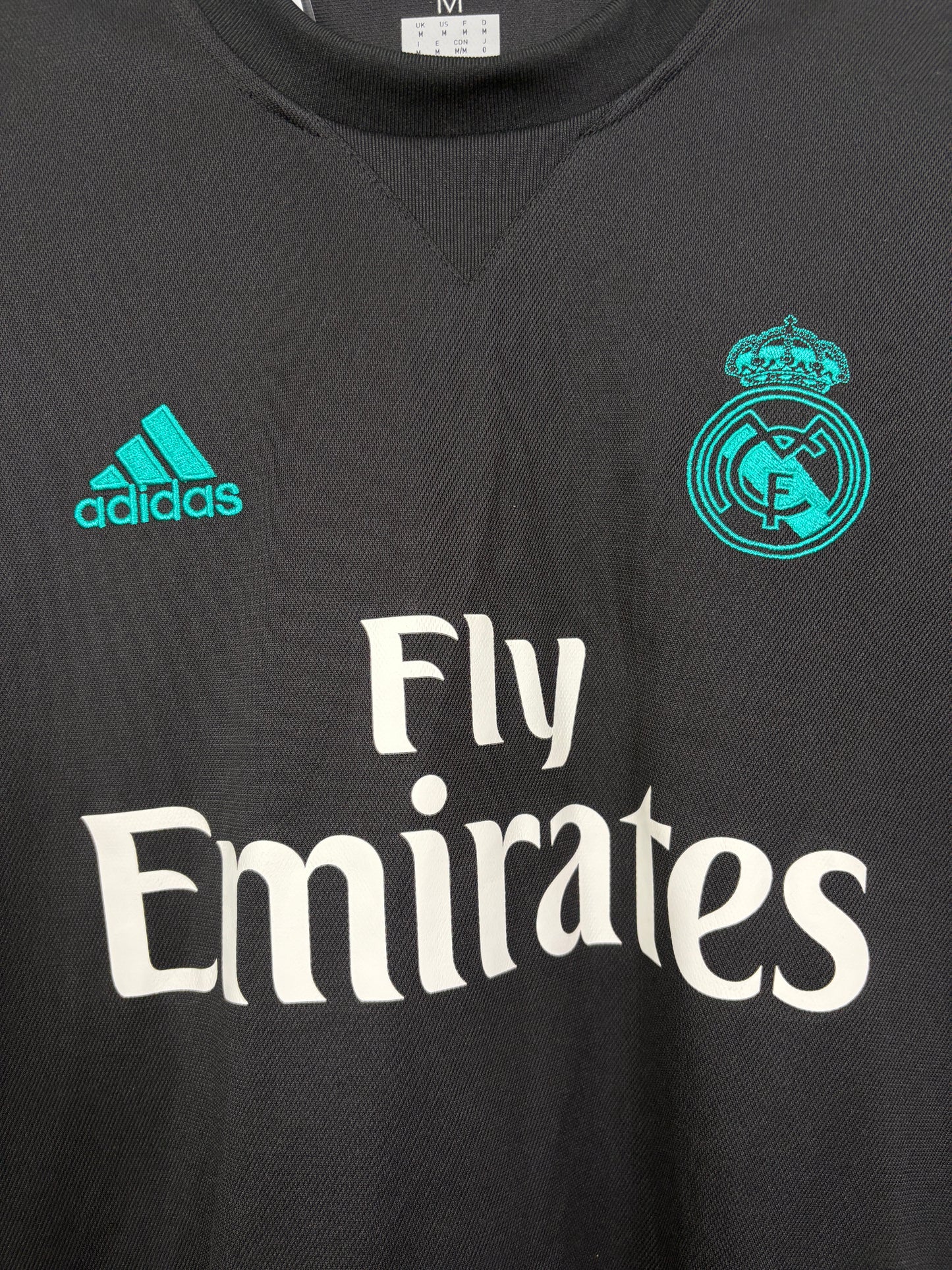 Real Madrid 2017/18 Away Adidas Football Shirt M Ronaldo 7
