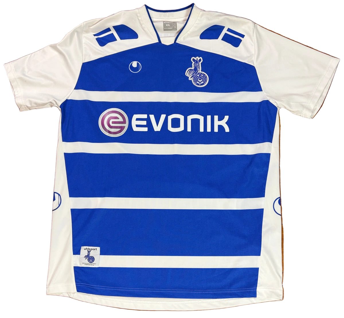 MSV Duisburg 2008/09 Home Football Shirt XXL Veigneau 28