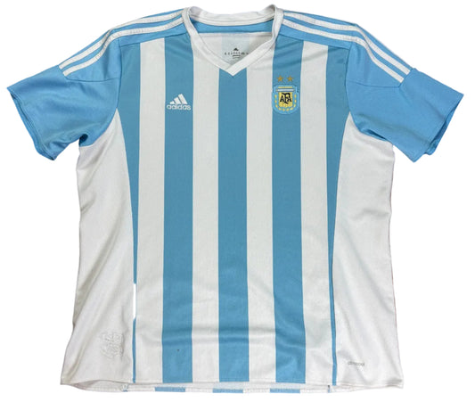 Argentina 2014/15 Home Adidas Football Shirt XXL