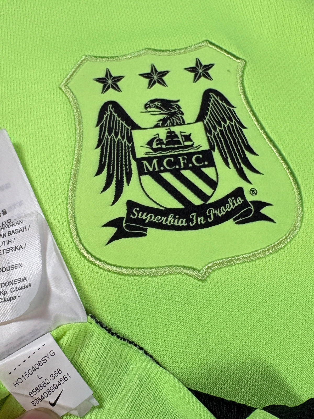 Manchester City 2015/16 Third Nike Football Shirt Large
