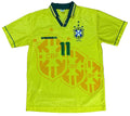 Brazil 1994 Home Umbro Football Shirt Large Romario 11