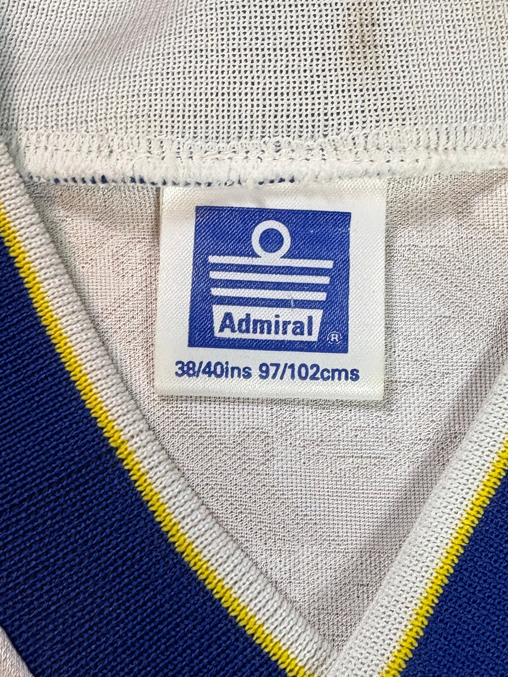 Leeds 1992/93 Home Admiral Football Shirt Medium