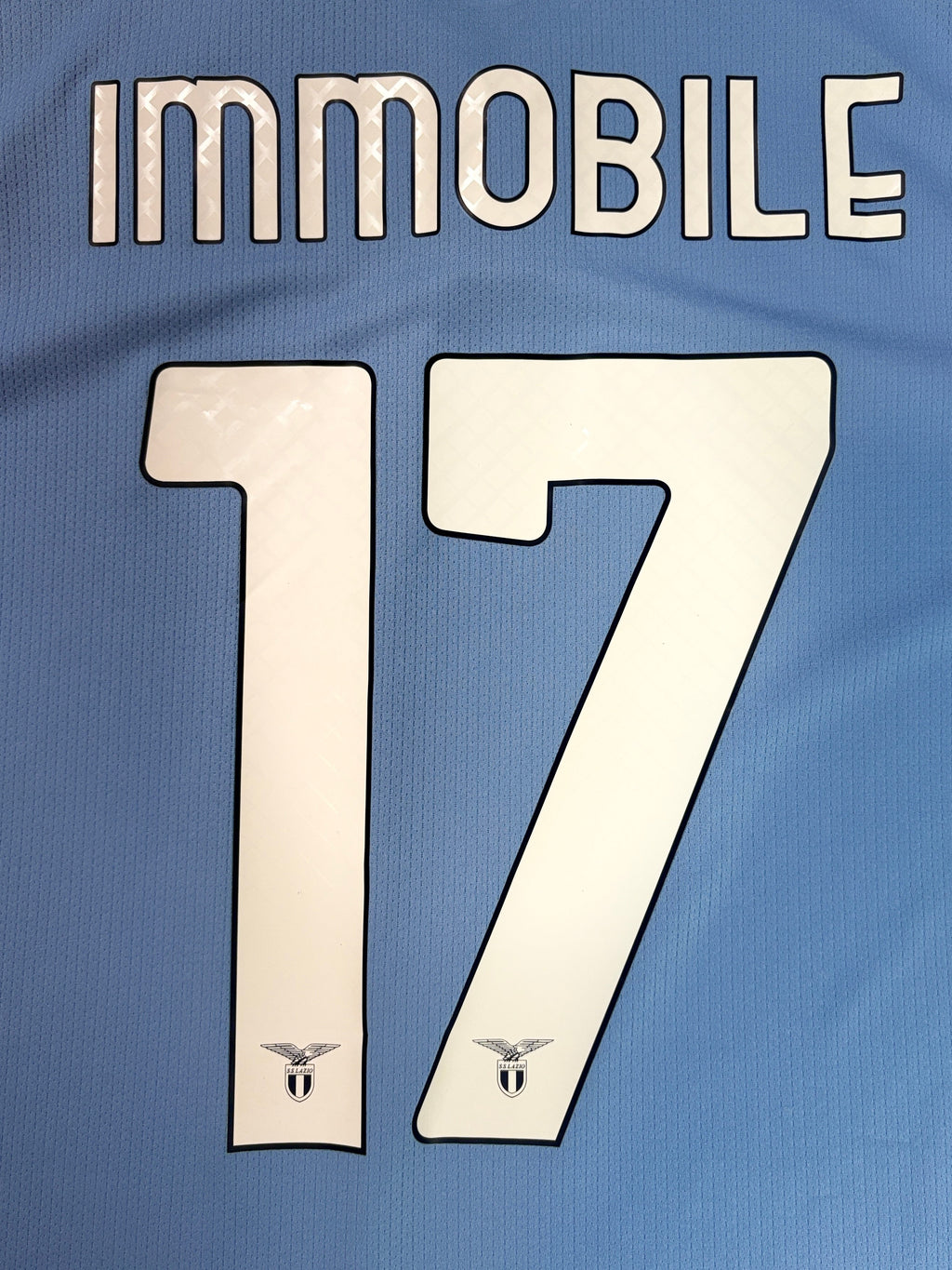 Lazio 2020/21 Home Macron Football Shirt XXL Immobile 17