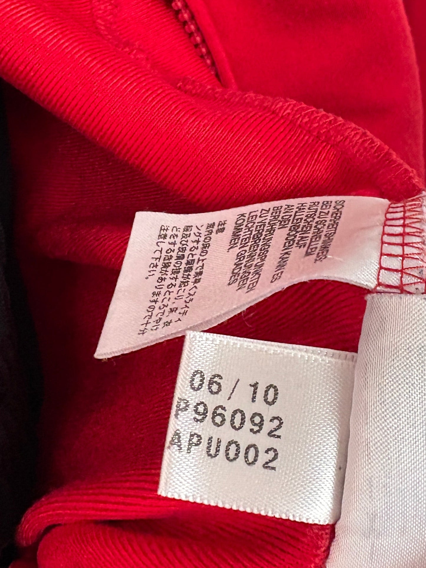 Ac Milan 2010/11 Tracksuit Adidas Football Shirt Medium