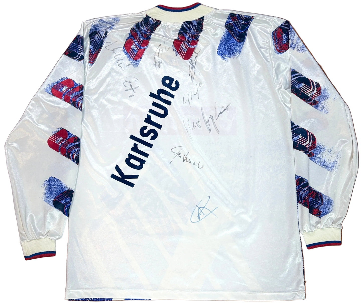Karlsruher SC Home 1994/95 Home Erbacher Football Shirt XXL