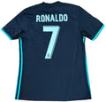 Real Madrid 2017/18 Away Adidas Football Shirt Medium Ronaldo 7