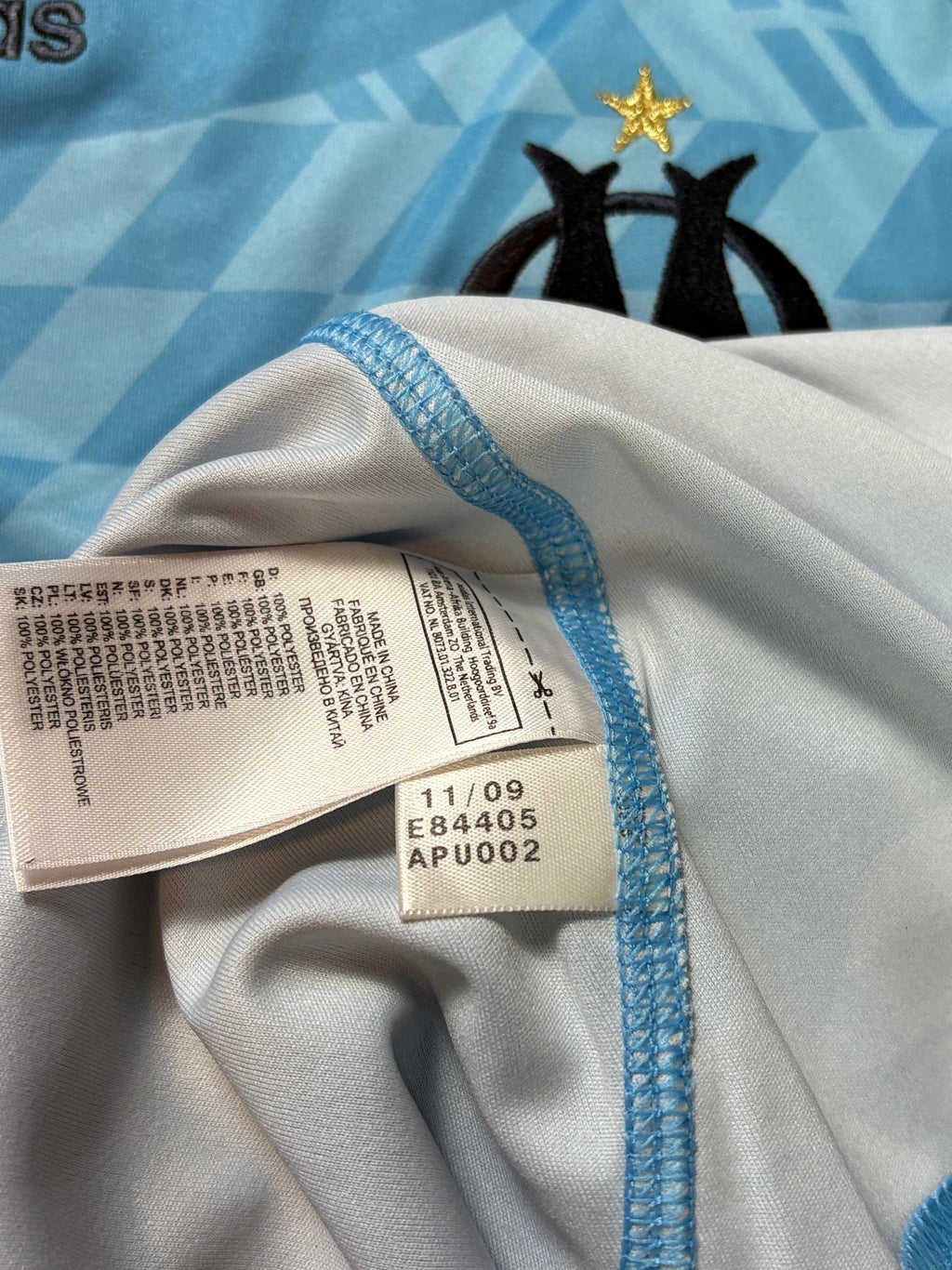 Marseille 2009/10 Away Adidas Football Shirt Large
