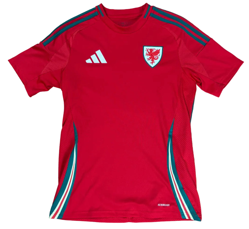 Wales 2024 Home Adidas Football Shirt Small