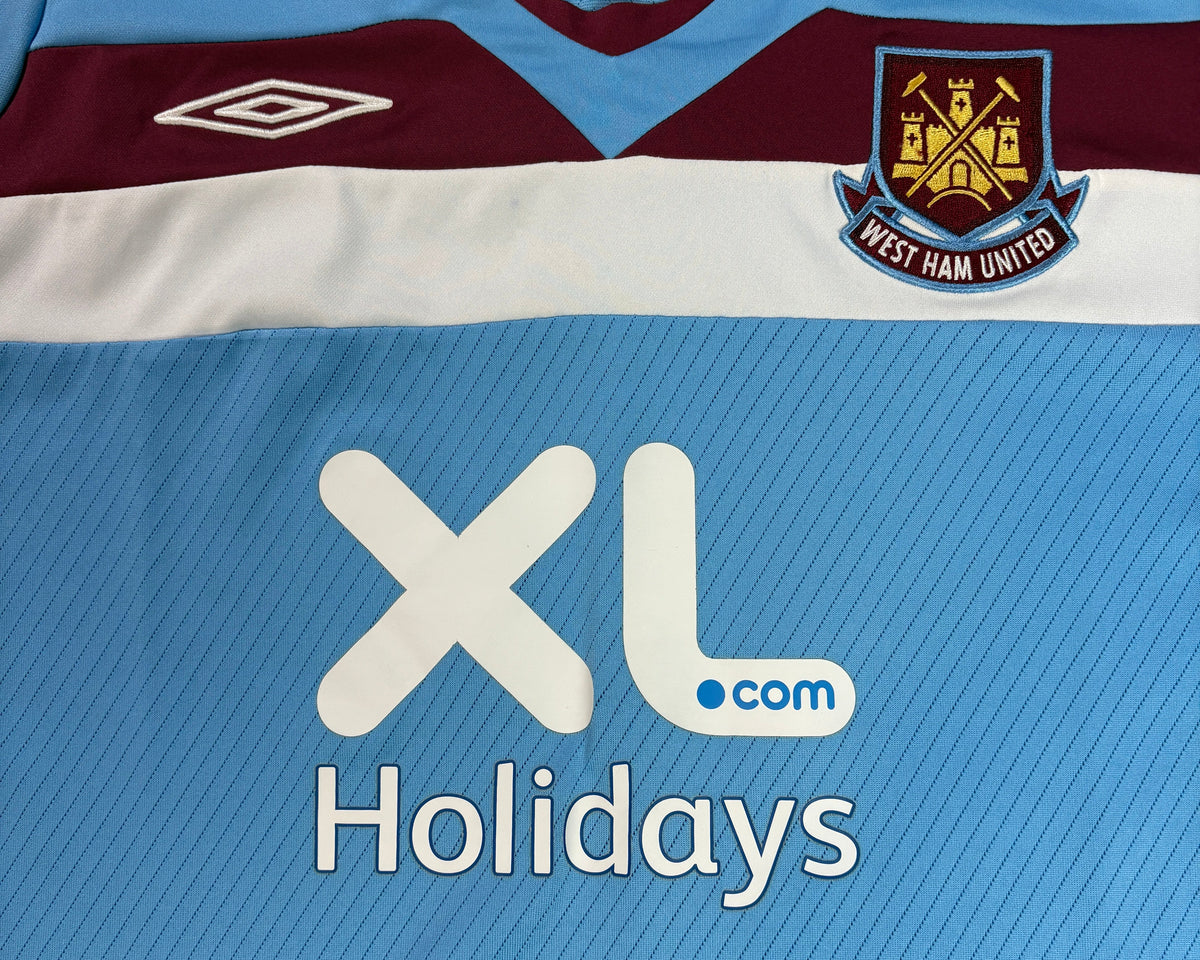 West Ham 2008/09 Away Macron Football Shirt Extra Large