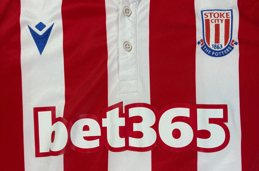 Stoke City 2019/20 Home Macron Football Shirt XXL