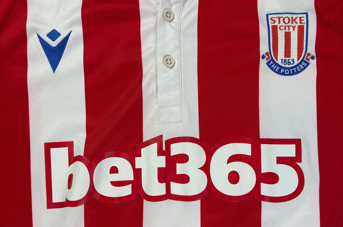 Stoke City 2019/20 Home Macron Football Shirt XXL