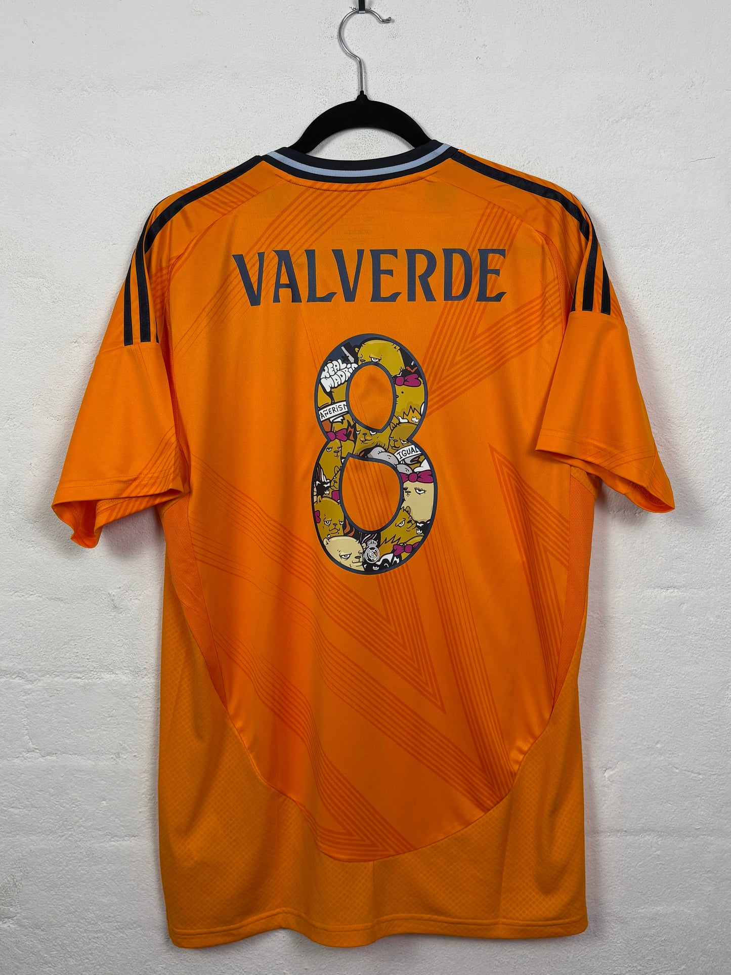 Real Madrid 2024/25 Away Adidas Football Shirt L Valverde 8