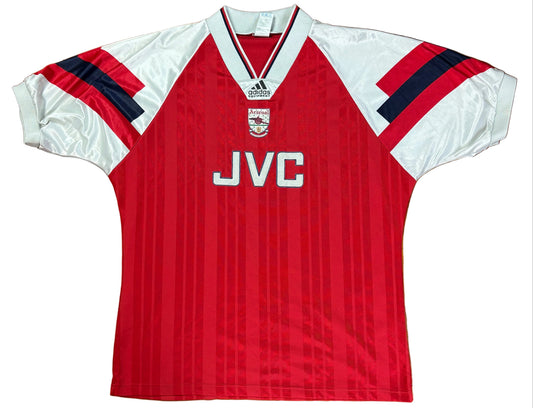Arsenal 1992/93 Home Adidas Football Shirt Extra Large