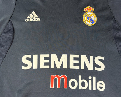 Real Madrid 2003/04 Away Adidas Football Shirt Large Beckham 23