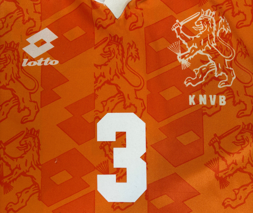Netherlands 1994 Home Lotto Football Shirt Medium Rijaard 3