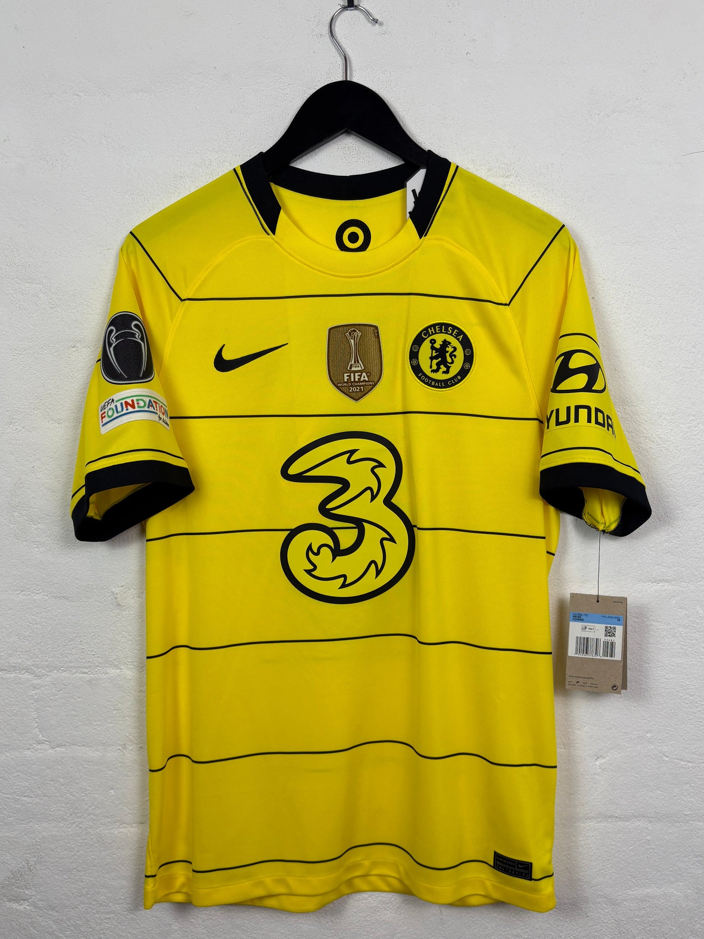 Chelsea 2021/22 Away Nike Football Shirt M T. Silva 6