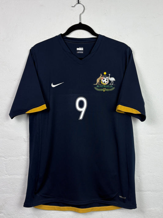 Australia 2006 Away Nike Football Shirt M Viduka 9
