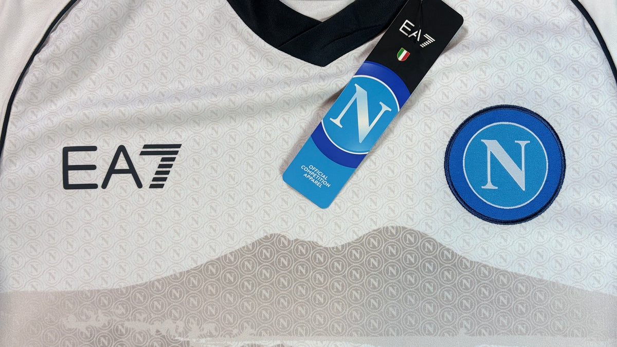 Napoli 2022/23 Away EA7 Football Shirt Medium