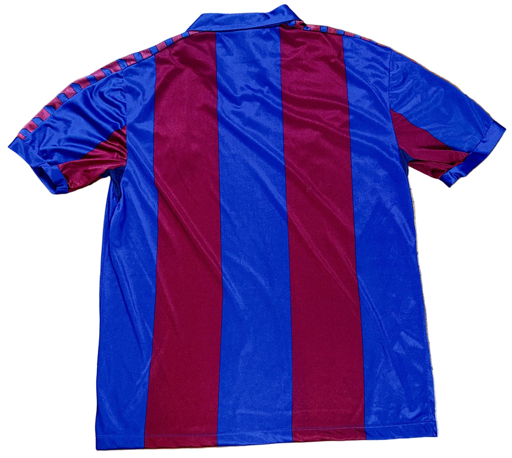 Barcelona 1988/89 Home Meyba Football Shirt Large