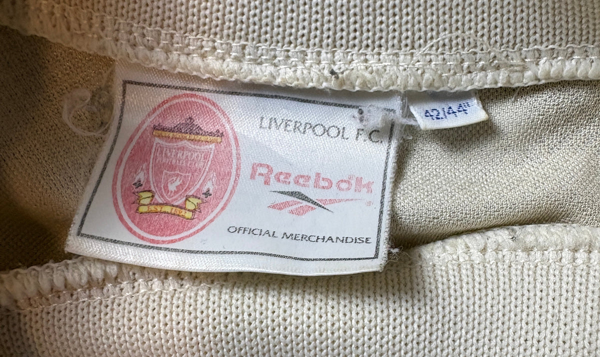Liverpool 1996/97 Away Reebok Football Shirt Large Fowler 9
