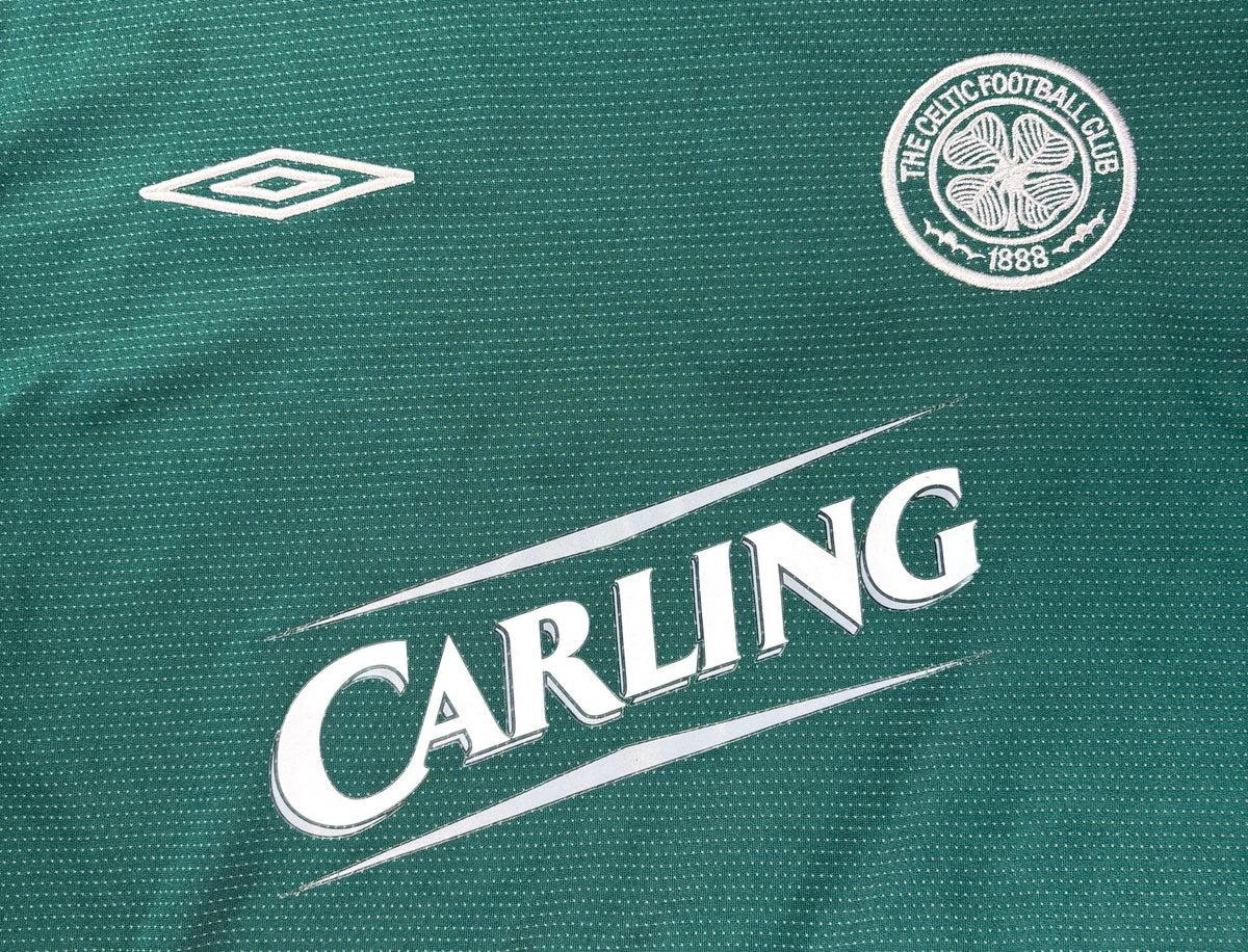 Celtic 2004/05 Away Umbro Football Shirt Large Nakamura 25