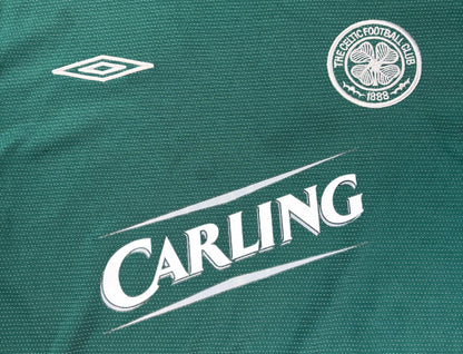 Celtic 2004/05 Away Umbro Football Shirt Large Nakamura 25