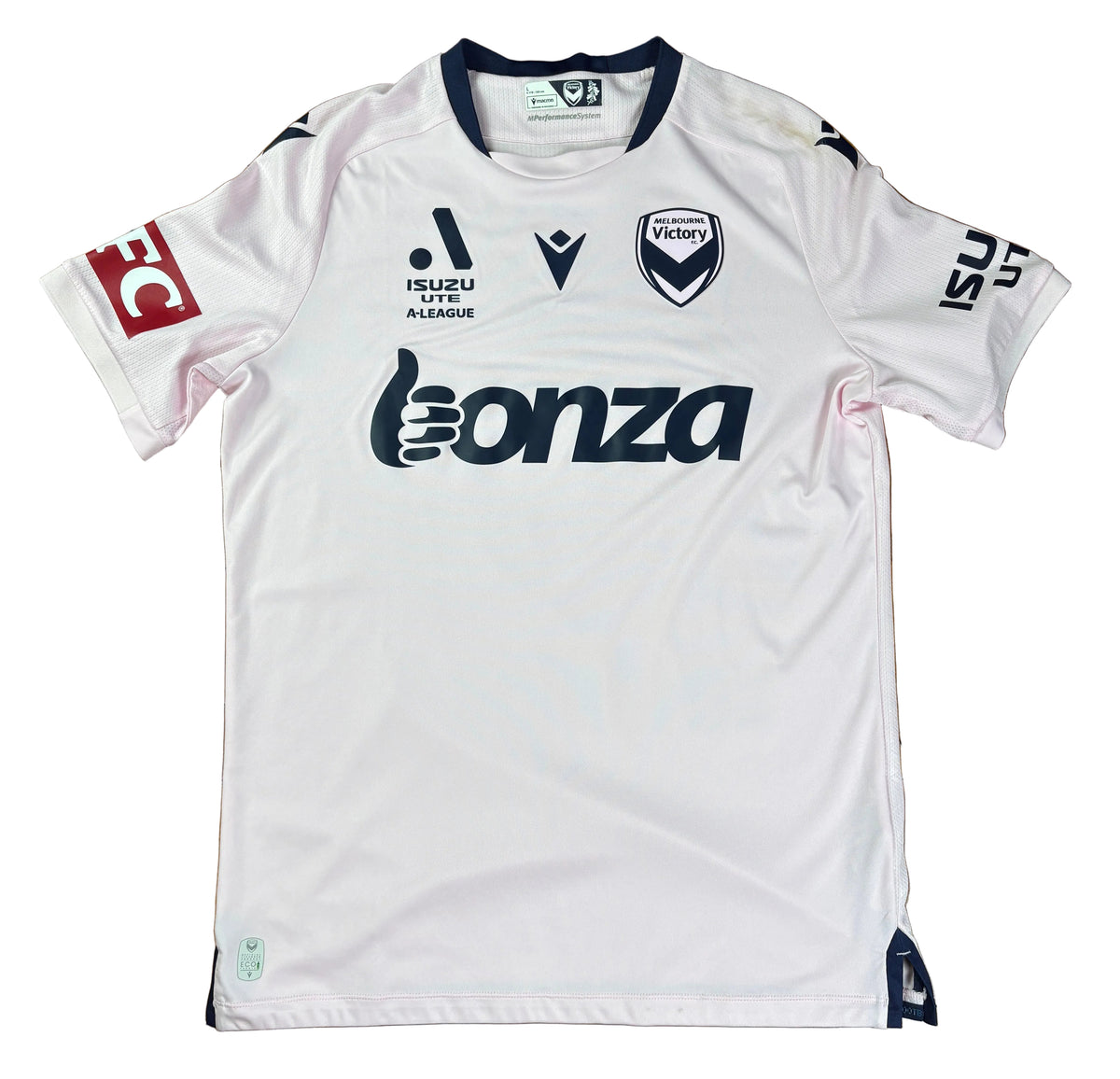Melbourne Victory 2023/24 Away Macron Football Shirt Large