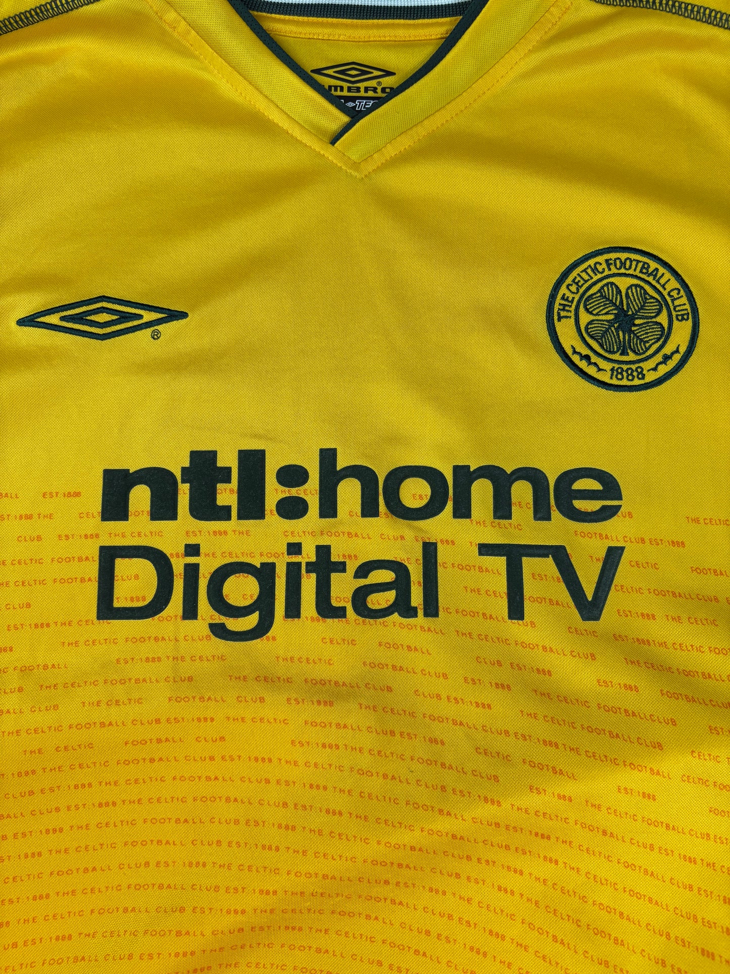 Celtic 2002/03 Away Umbro Football Shirt Extra Large