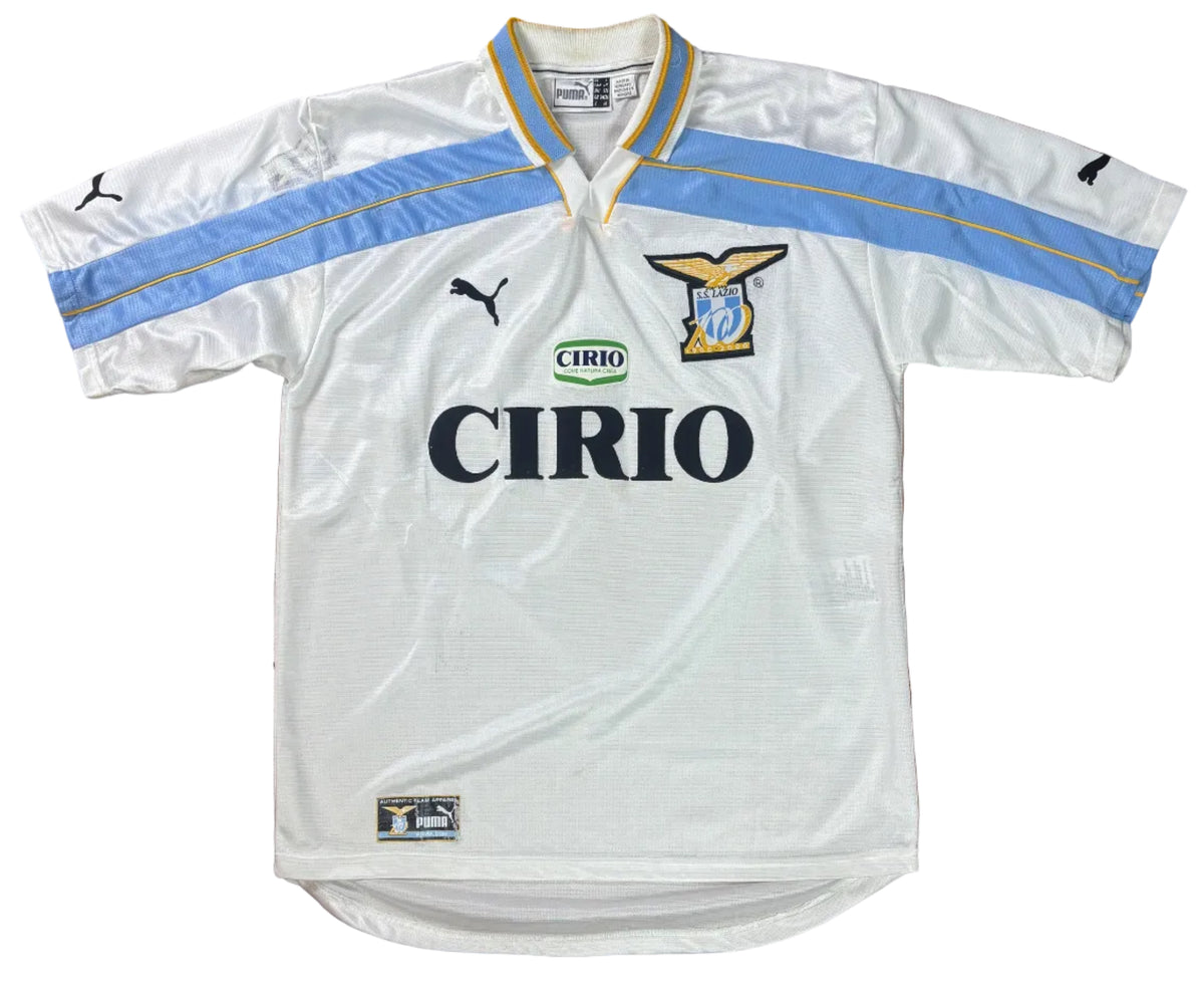Lazio 1999/00 Home Puma Football Shirt Small