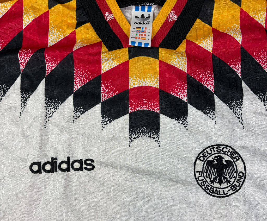Germany 1994 Home Adidas Football Shirt Medium