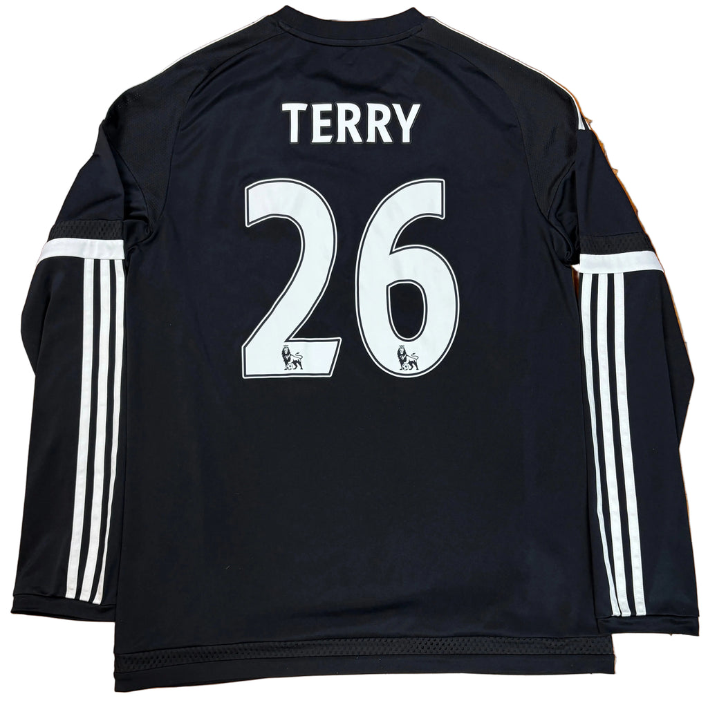 Chelsea 2015/16 Away Adidas Football Shirt Medium Terry 26