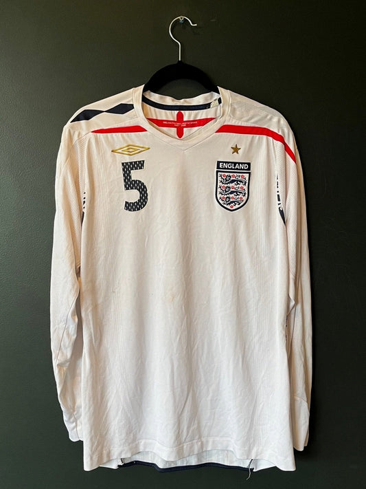 England 2008 Home Large (Long Sleeve) Ferdinand 5