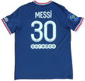 PSG 2021/22 Home Nike Football Shirt Large Messi 30