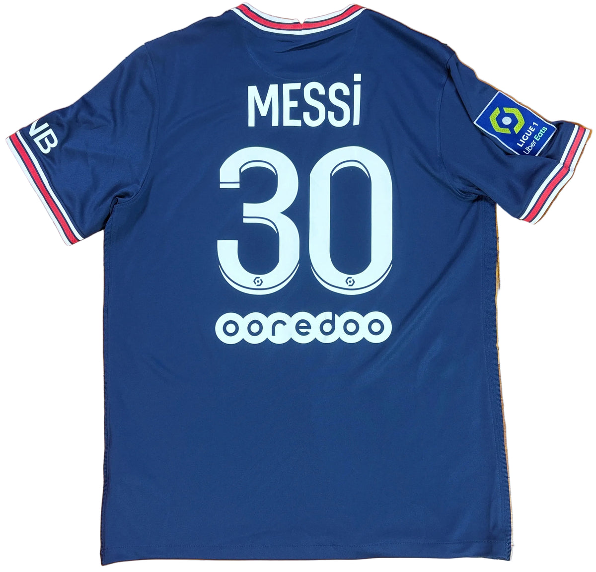 PSG 2021/22 Home Nike Football Shirt Large Messi 30