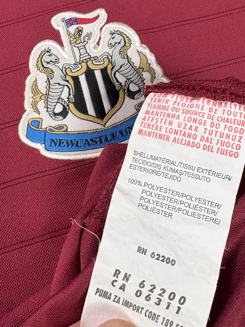Newcastle United 2012/13 Away Puma Football Shirt Medium Cabaye 4