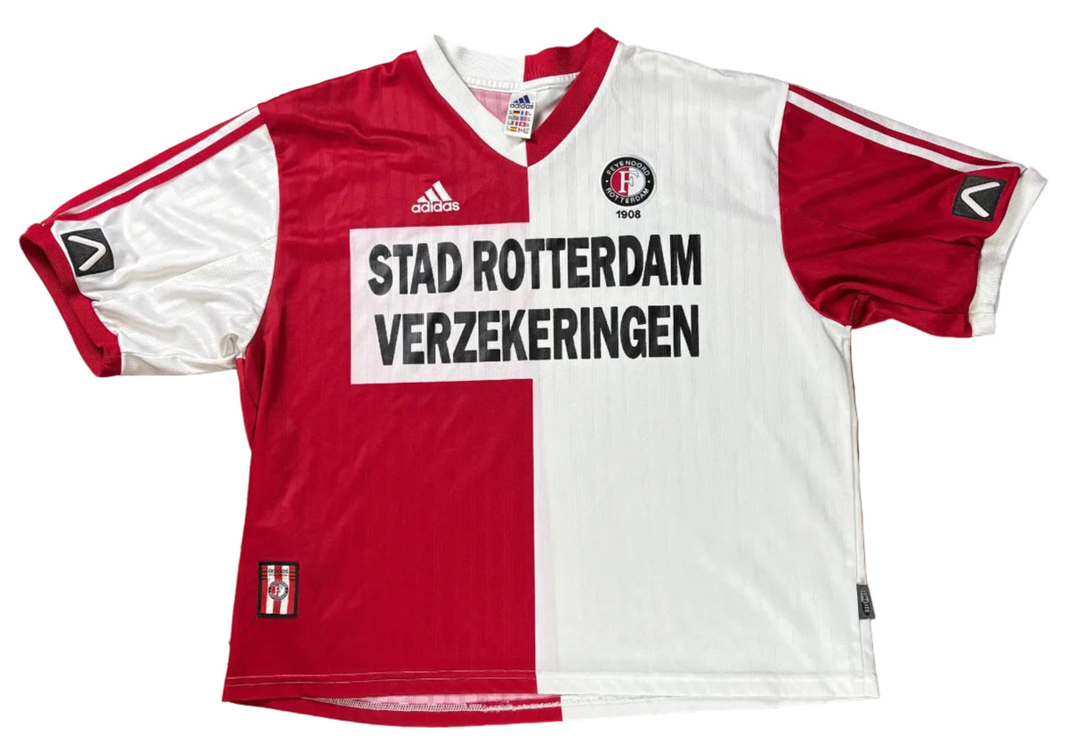 Feyenoord 1999/00 Home Adidas Football Shirt XXL