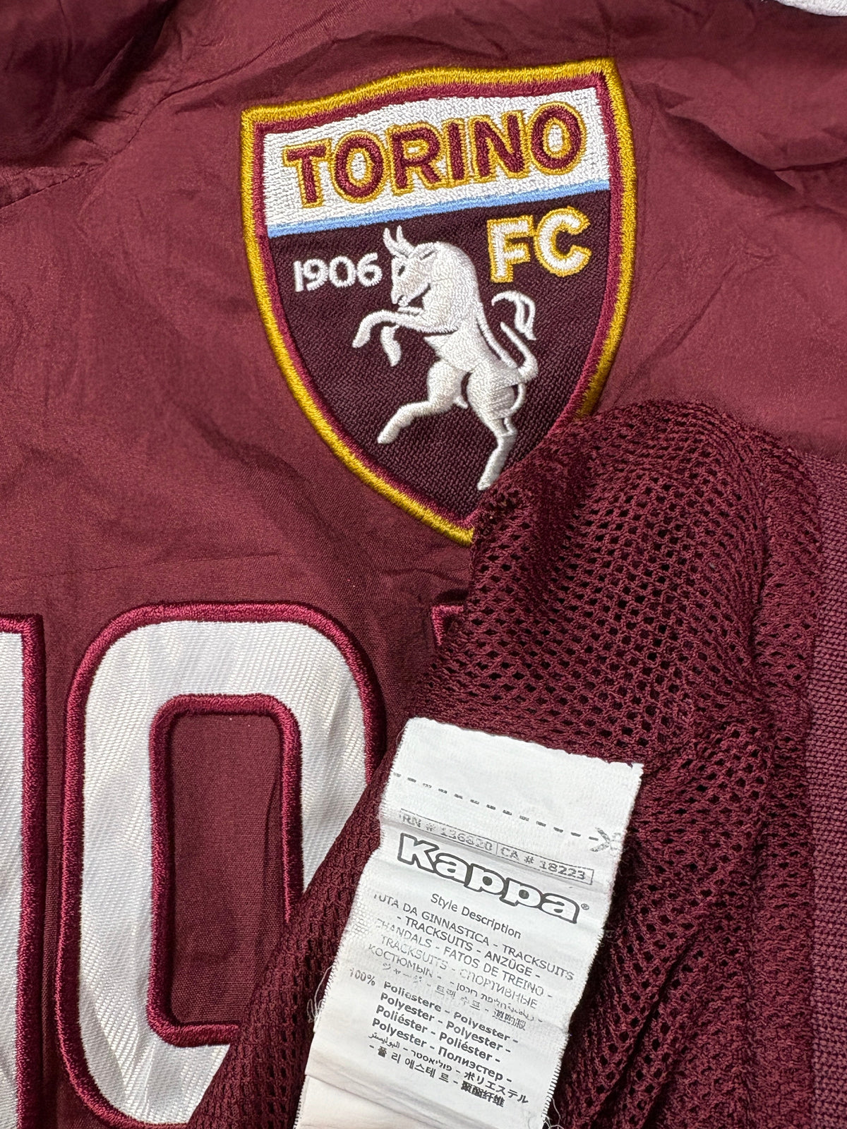 Torino 2009/10 Jacket Kappa Football Jacket Medium