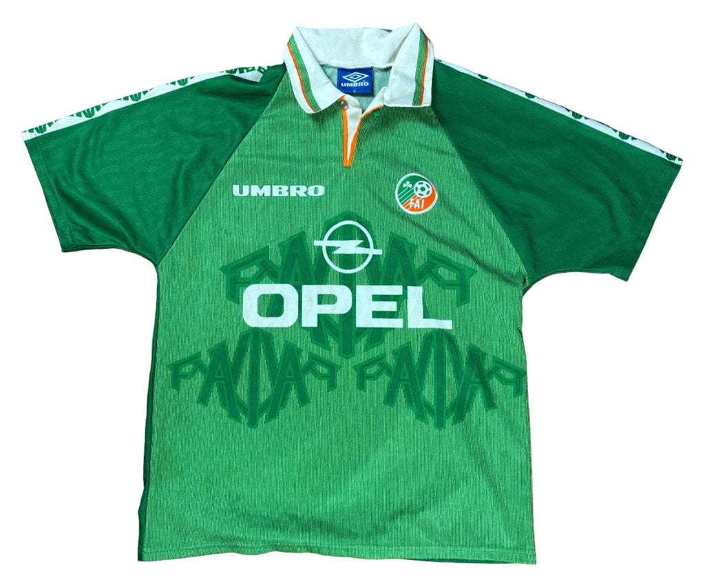 Ireland 1994/95 Home Umbro Football Shirt Medium