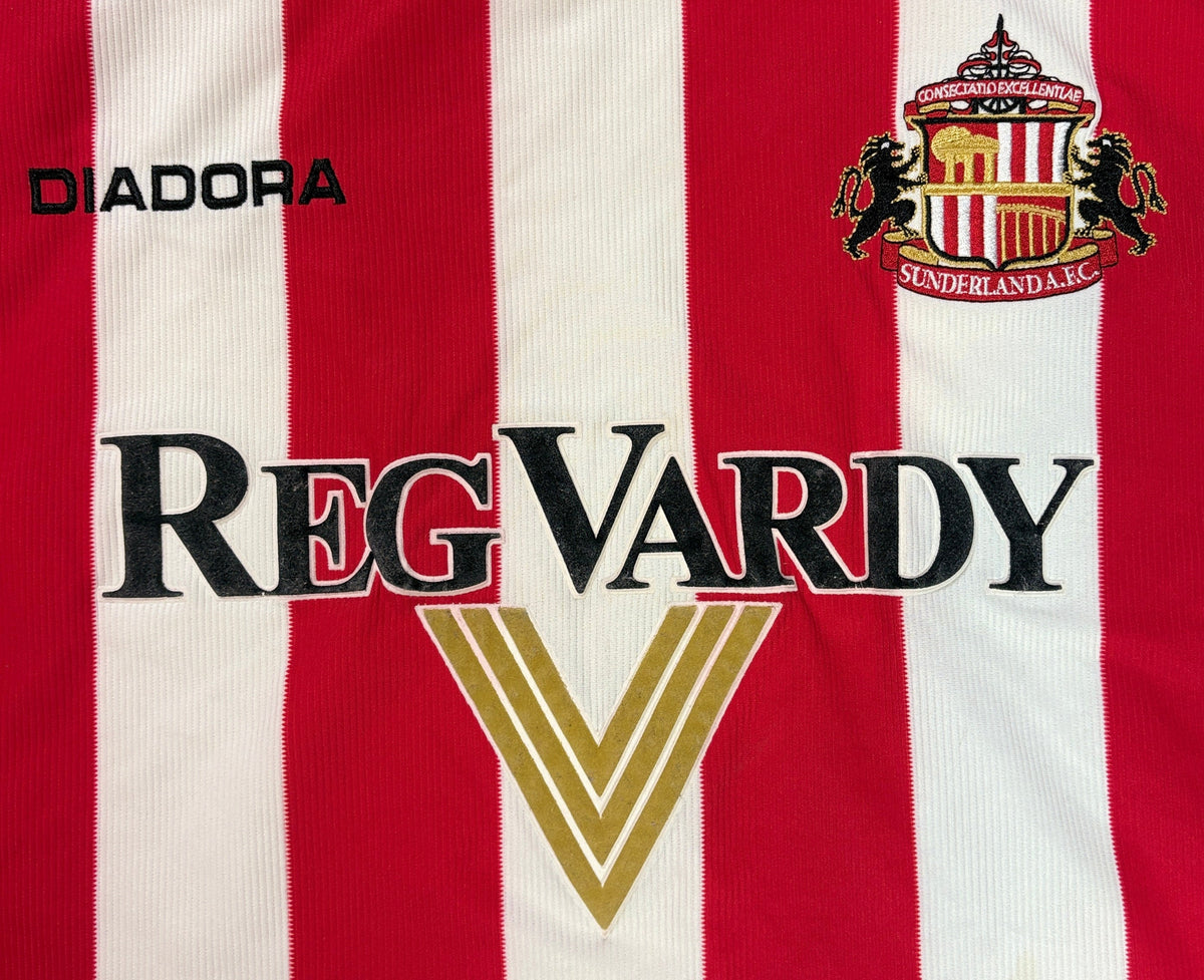 Sunderland 2004/05 Home Diadora Football Shirt Medium